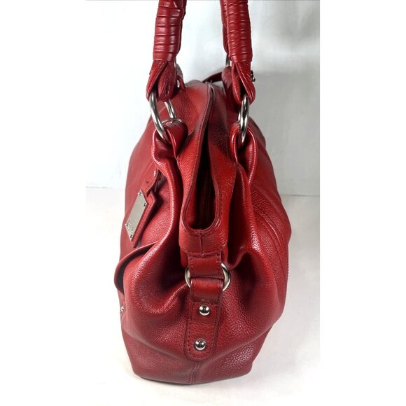 Tignanello Soft Red Leather Shoulder Bag - Picture 7 of 16